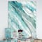 Designart - Silver Springs II Blue Green - Nautical & Coastal Canvas Artwork